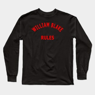 William Blake Rules Long Sleeve T-Shirt